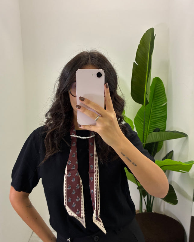T-shirt Foulard