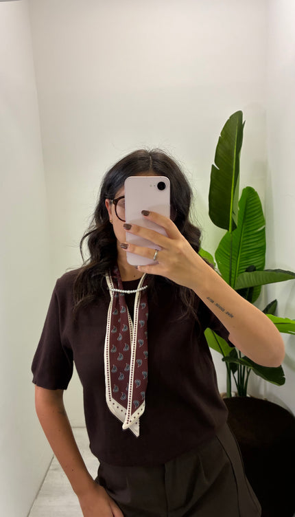 T-shirt Foulard