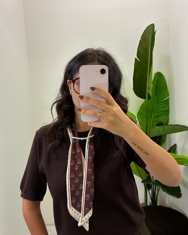 T-shirt Foulard