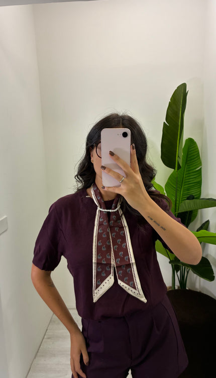 T-shirt Foulard