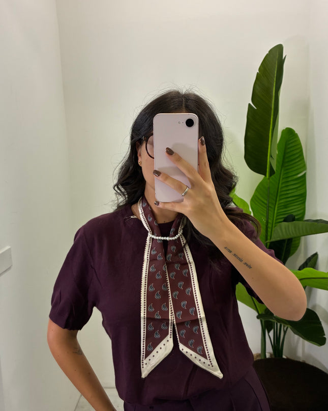 T-shirt Foulard