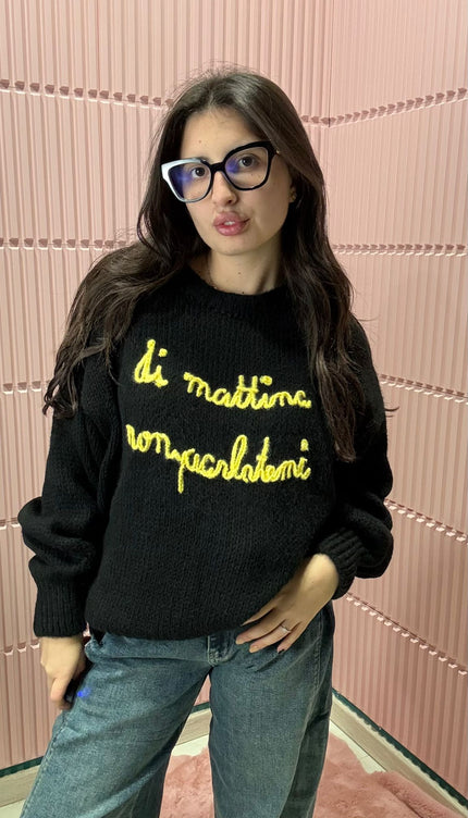 Maglione Non Parlatemi