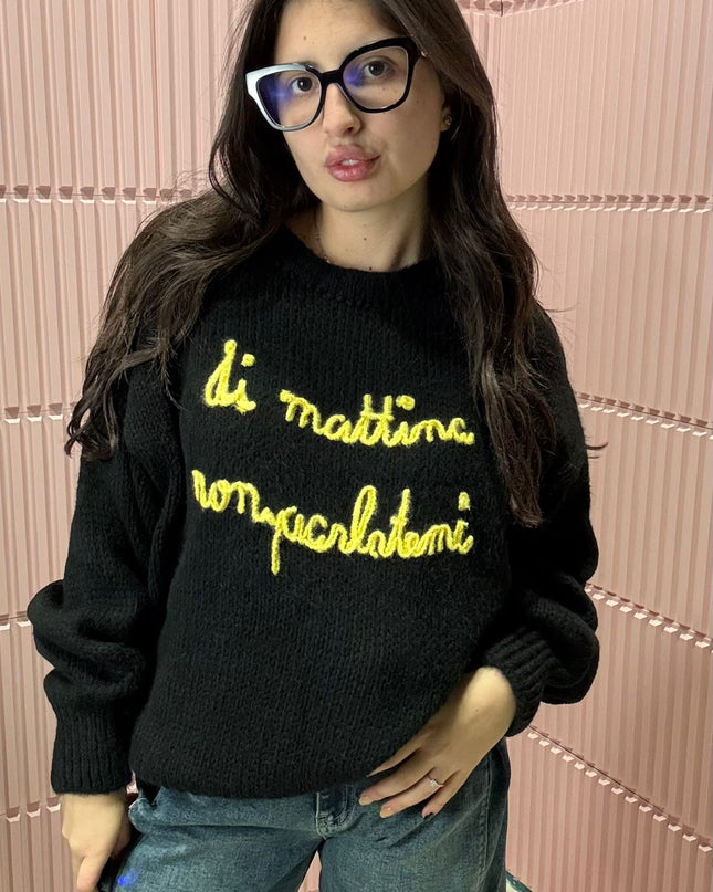 Maglione Non Parlatemi