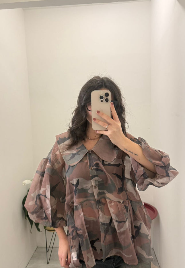 Camicia Military Chic