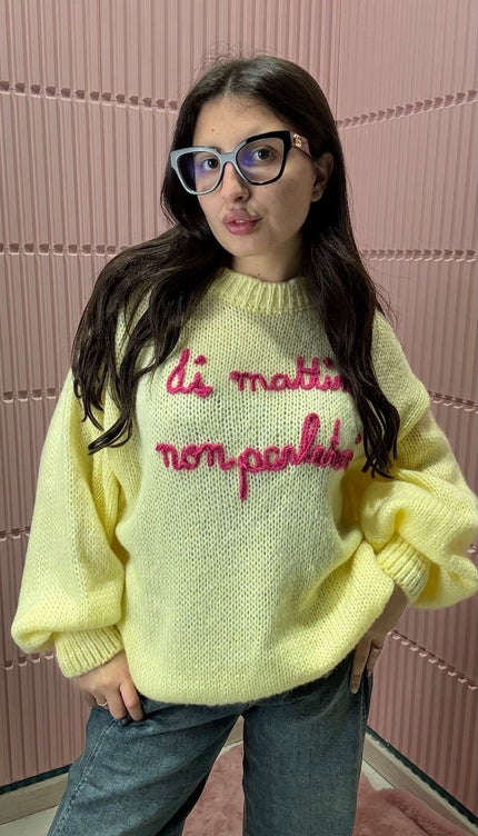 Maglione Non Parlatemi