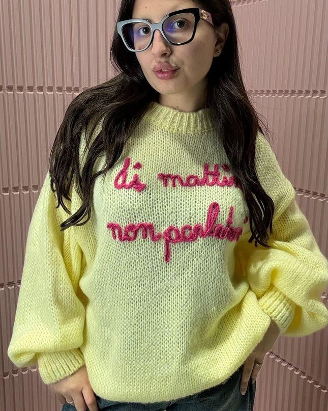 Maglione Non Parlatemi