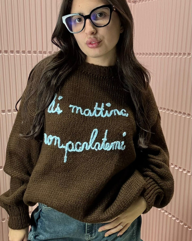 Maglione Non Parlatemi